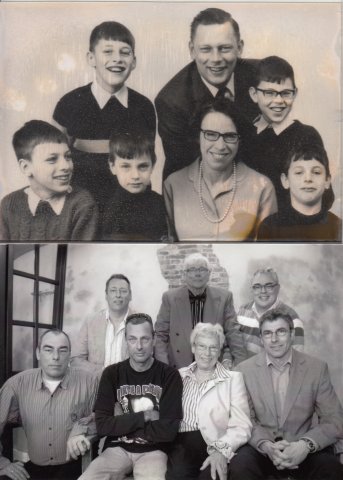 Zijn er verschillen?Het bovenste plaatje is van eind 1968 en het onderste van 2011. Nauwelijks veranderd.Grotere weergave en reactie: klik hier
 